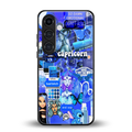 capricorn aesthetic collage back phone cover | glass case for samsung galaxy s24