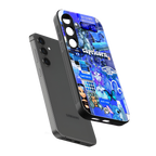 capricorn aesthetic collage back phone cover | glass case for samsung galaxy s25