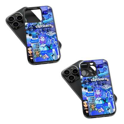 Trendy Glass Back Mobile Case for iPhone, Samsung, Redmi, OnePlus, Google Pixel, Motorola