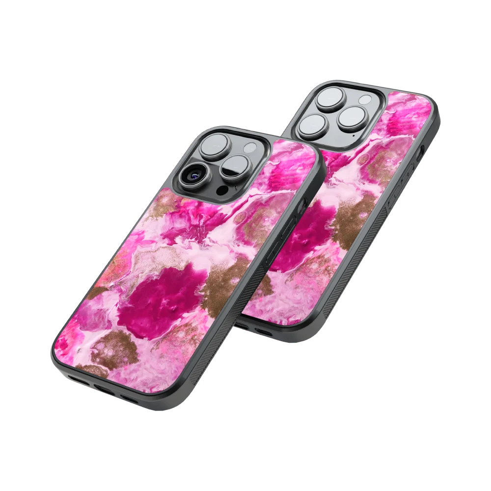 Protective Glass Back Phone Case Compatible with iPhone, Samsung, OnePlus, Pixel & More