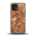 caramel brown marble back phone cover | glass case for nothing phone 1