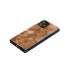 caramel brown marble back phone cover | glass case for nothing phone 1