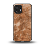 caramel brown marble back phone cover | glass case for nothing phone 2