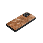 caramel brown marble back phone cover | glass case for nothing phone 2