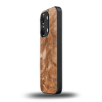 caramel brown marble back phone cover | glass case for oneplus nord 3