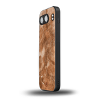 caramel brown marble back phone cover | glass case for oneplus nord 4
