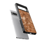 caramel brown marble back phone cover | glass case for Google Pixel 7