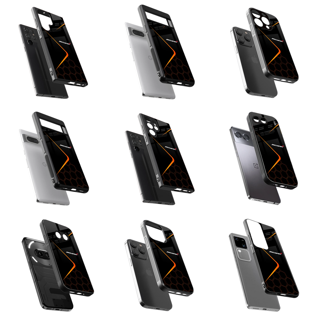 Durable Glass Back Mobile Case for iPhone, Samsung, OnePlus, Google Pixel, Redmi, Vivo, Oppo