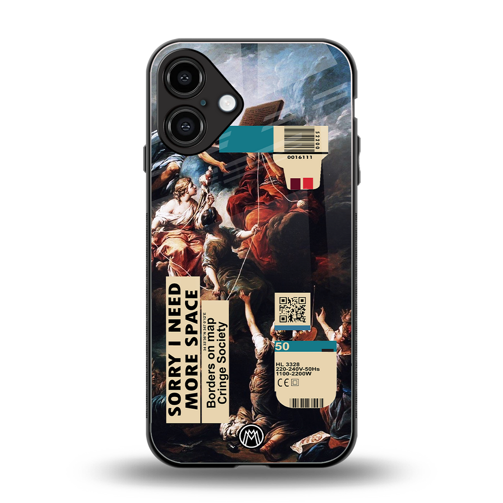 carlevanloo back phone cover | glass case for iphone 16 plus