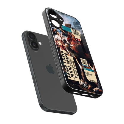 carlevanloo back phone cover | glass case for iphone 16 plus