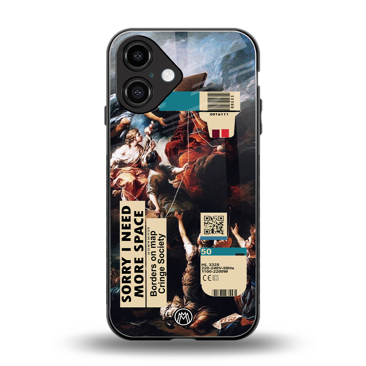 carlevanloo back phone cover | glass case for iphone 16