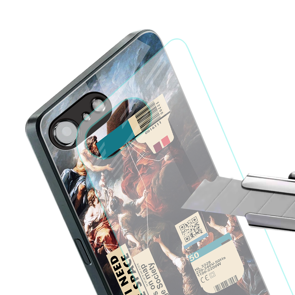 carlevanloo back phone cover | glass case for iphone 16e