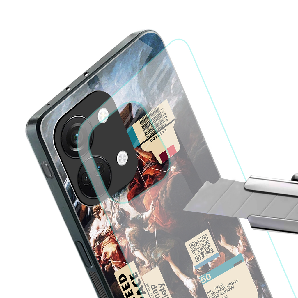 carlevanloo back phone cover | glass case for oneplus nord 3