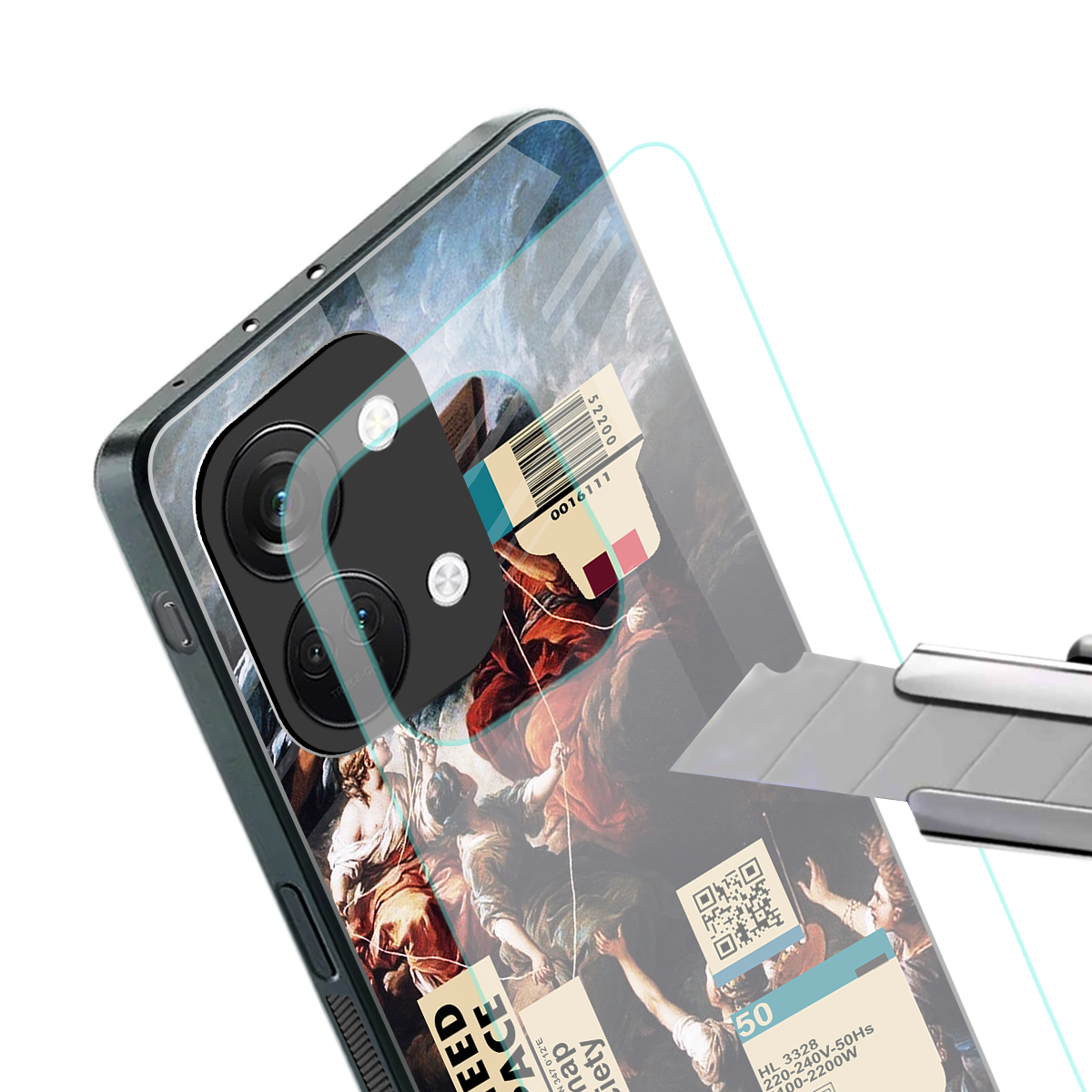 carlevanloo back phone cover | glass case for oneplus nord 3
