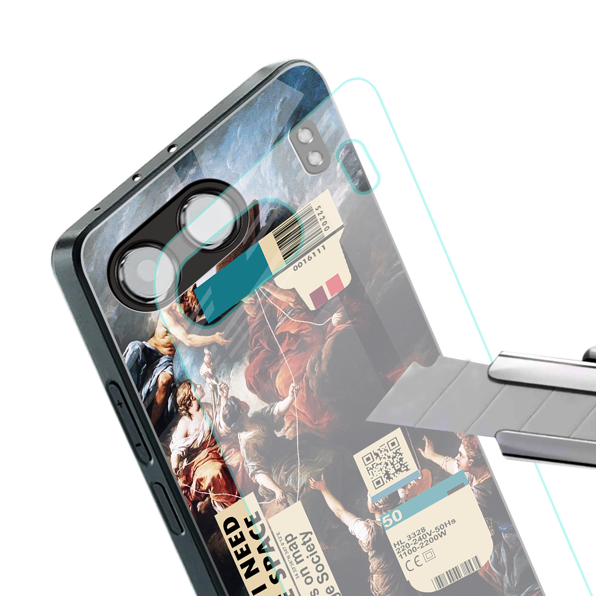 carlevanloo back phone cover | glass case for oneplus nord 4