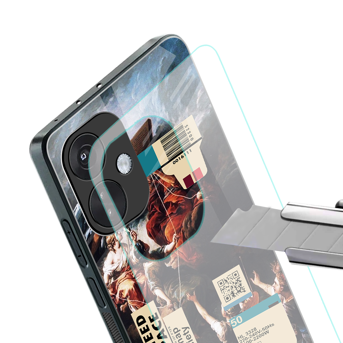 carlevanloo back phone cover | glass case for oneplus nord ce 3