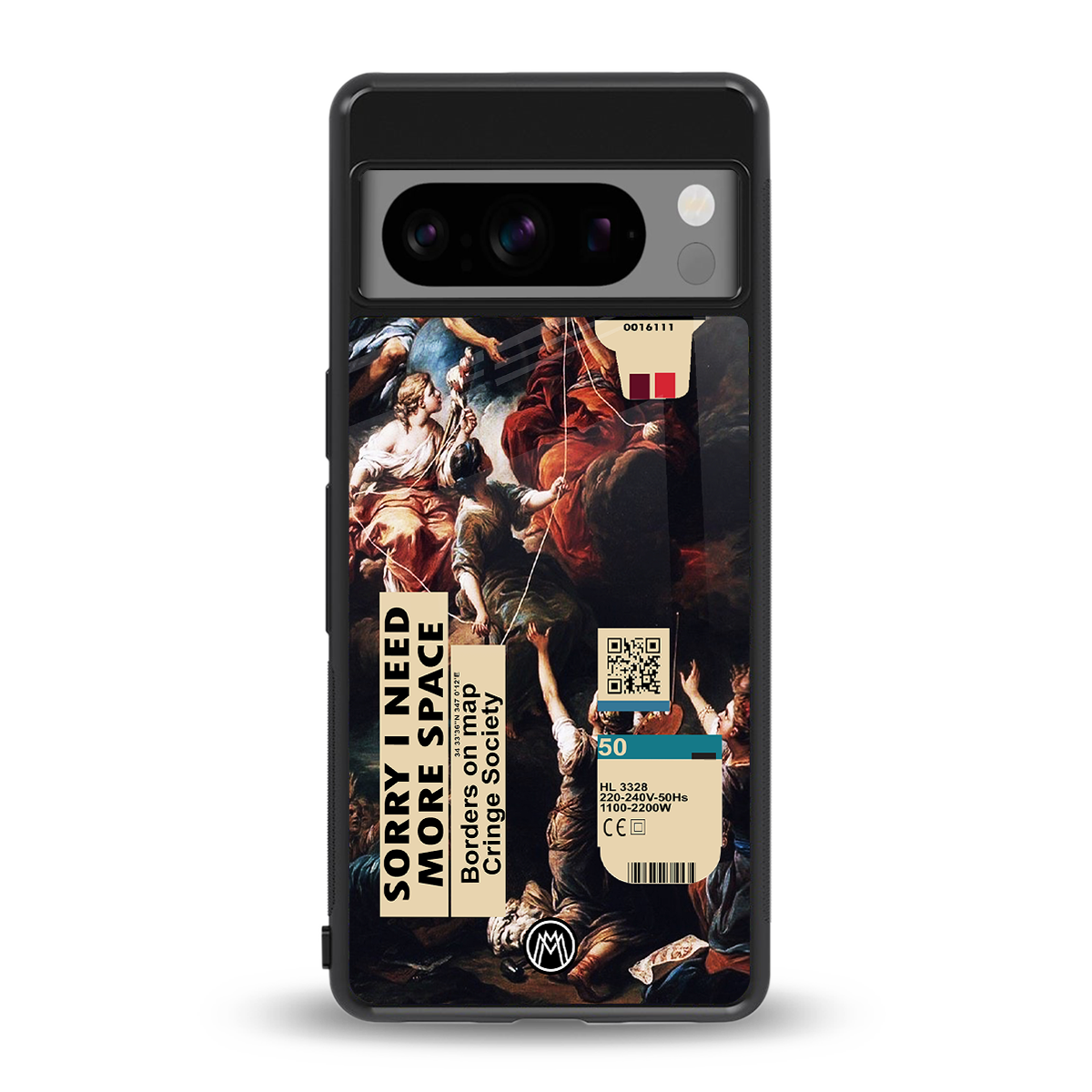 carlevanloo back phone cover | glass case for google pixel 8 pro