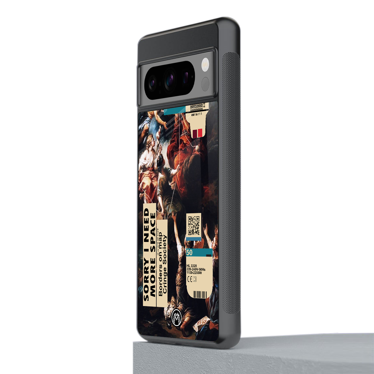 carlevanloo back phone cover | glass case for google pixel 8 pro