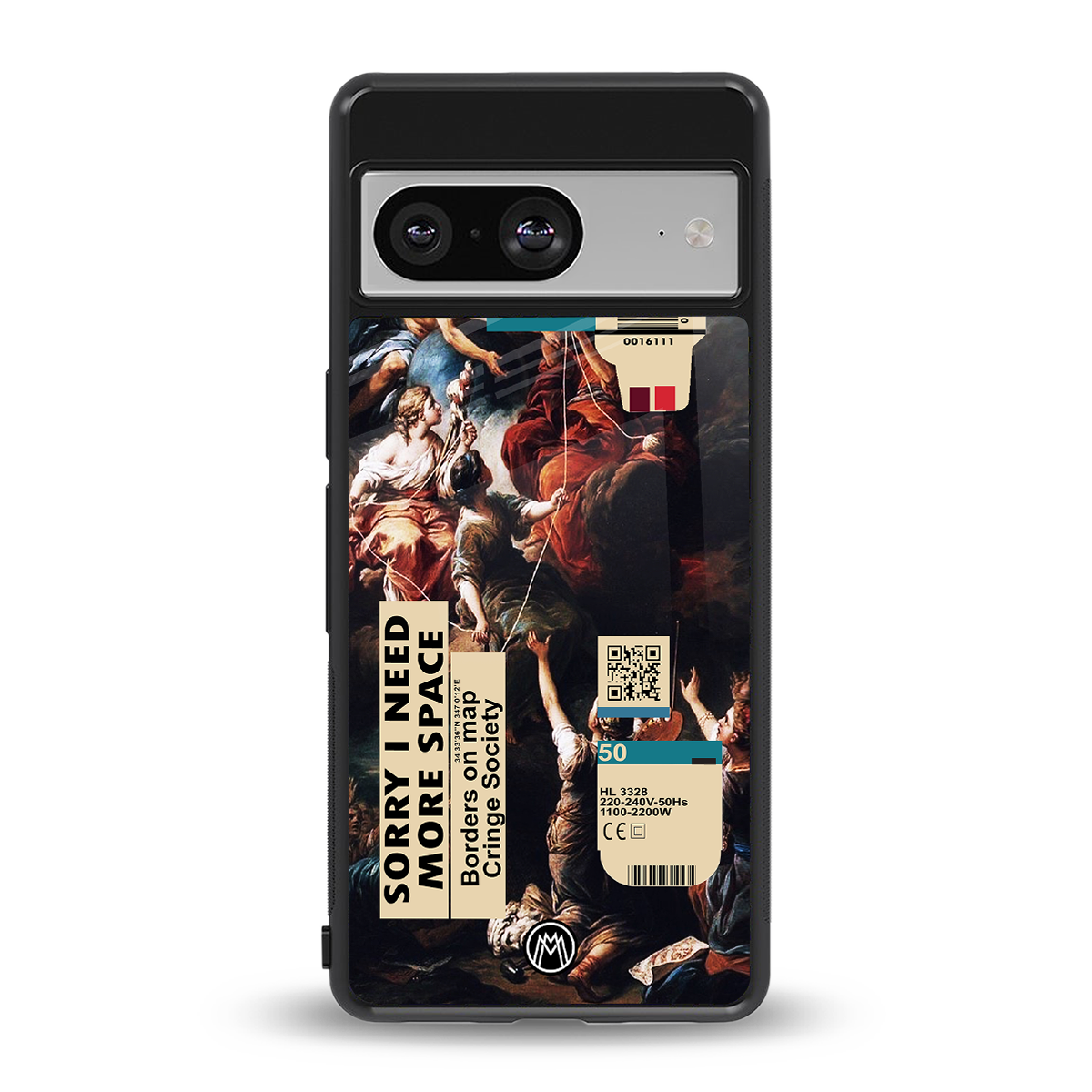 carlevanloo back phone cover | glass case for Google Pixel 8