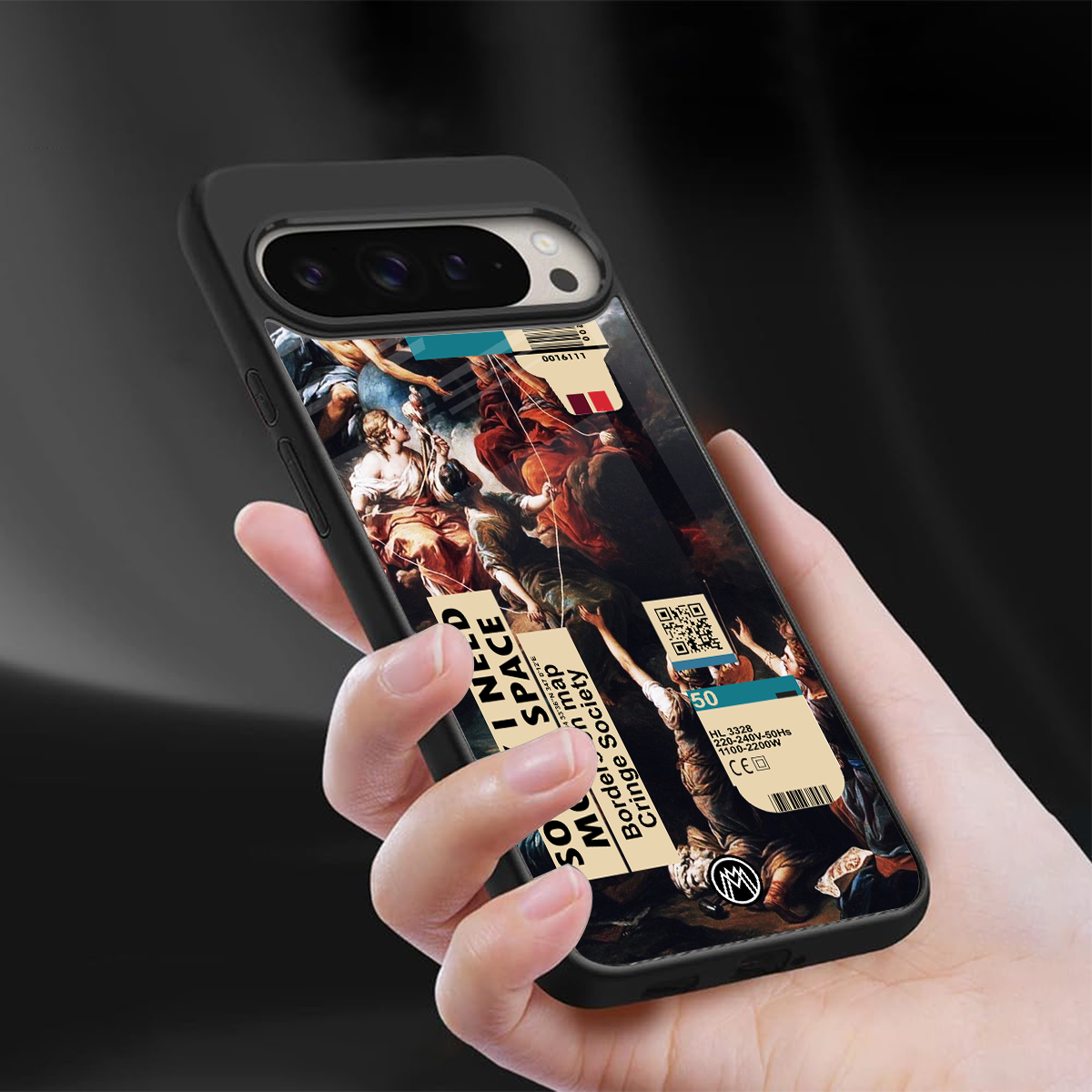 carlevanloo back phone cover | glass case for google pixel 9 pro xl