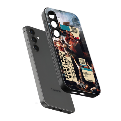 carlevanloo back phone cover | glass case for samsung galaxy s24 fe