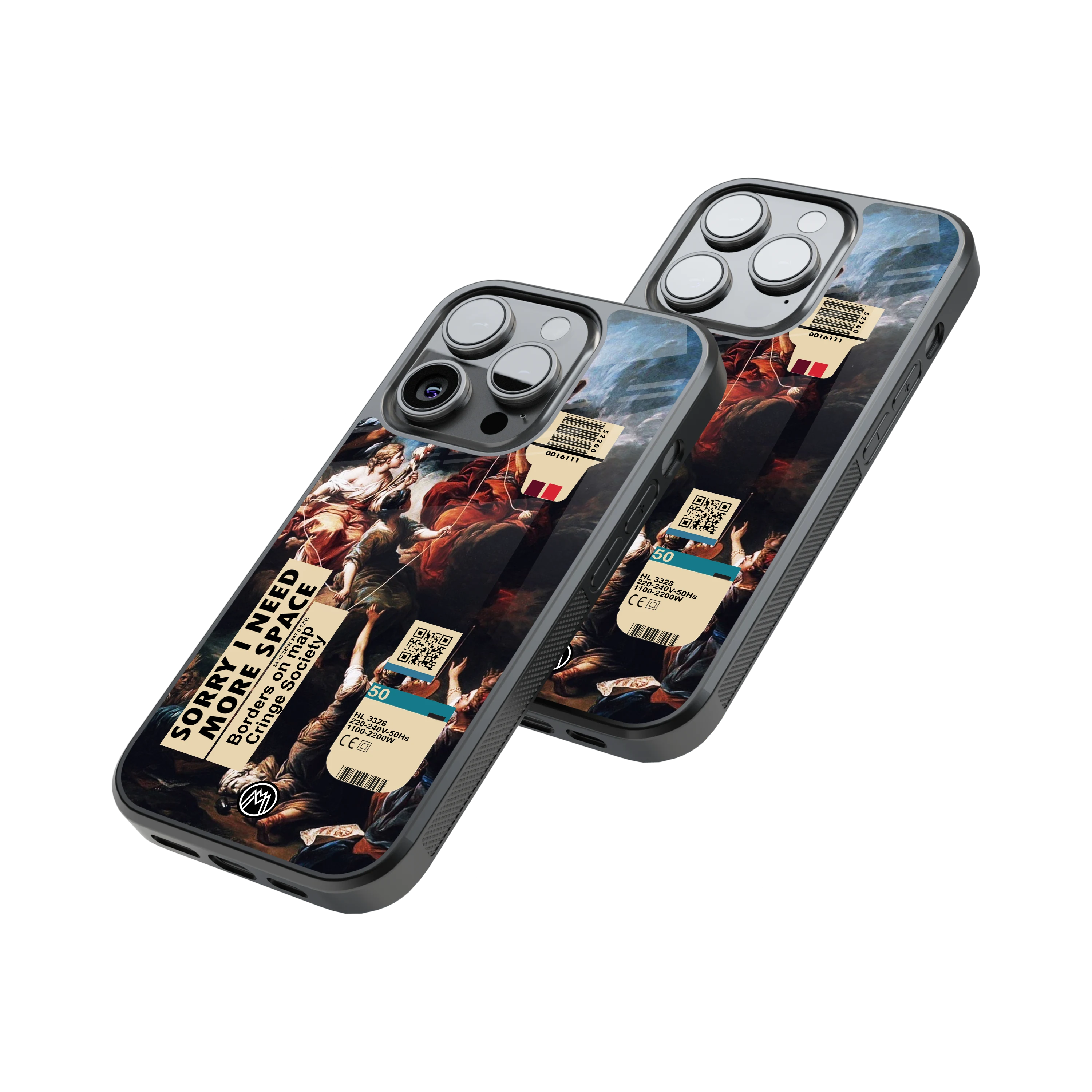 Protective Glass Back Phone Case Compatible with iPhone, Samsung, OnePlus, Pixel & More