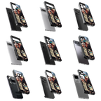 Durable Glass Back Mobile Case for iPhone, Samsung, OnePlus, Google Pixel, Redmi, Vivo, Oppo
