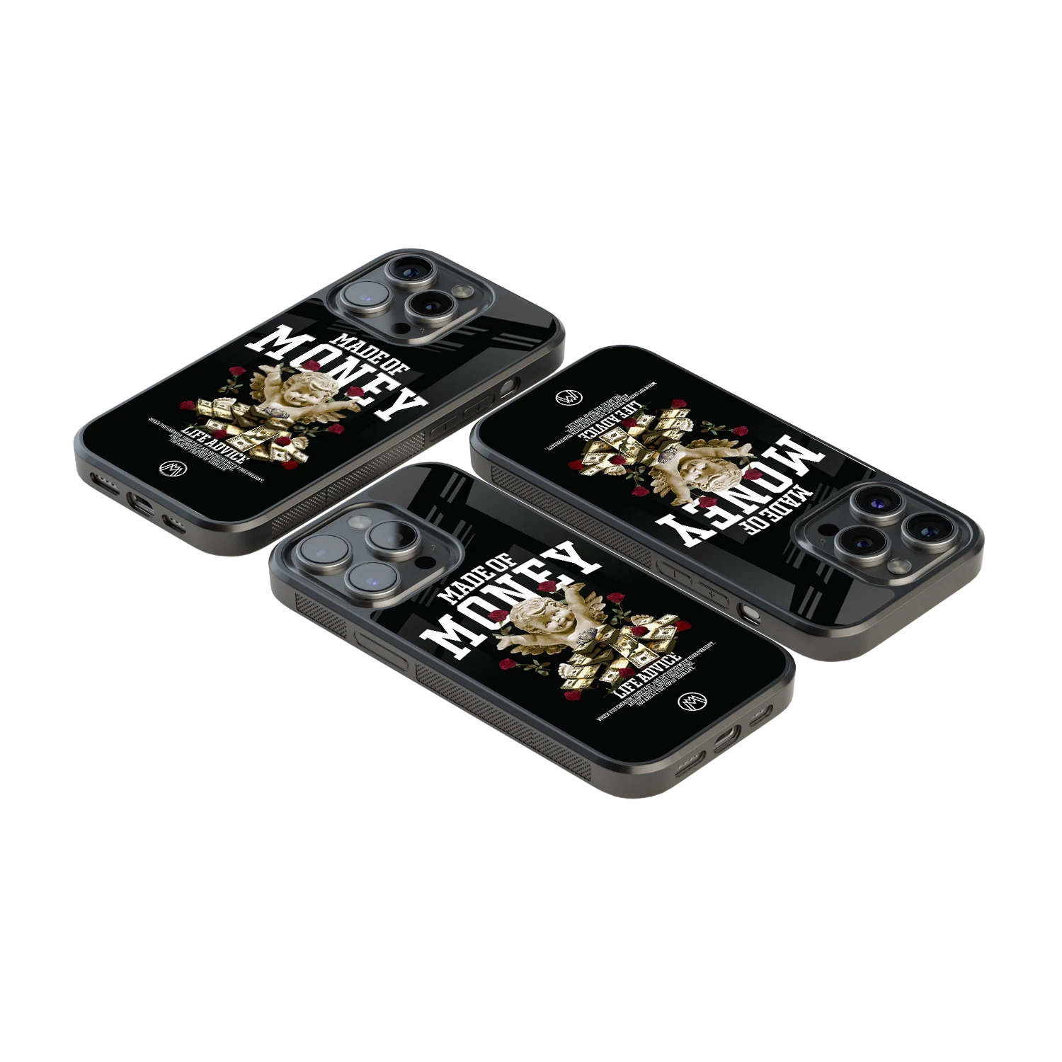 Luxury Glass Back Mobile Cover for iPhone, Samsung Galaxy, OnePlus, Pixel, Redmi & More