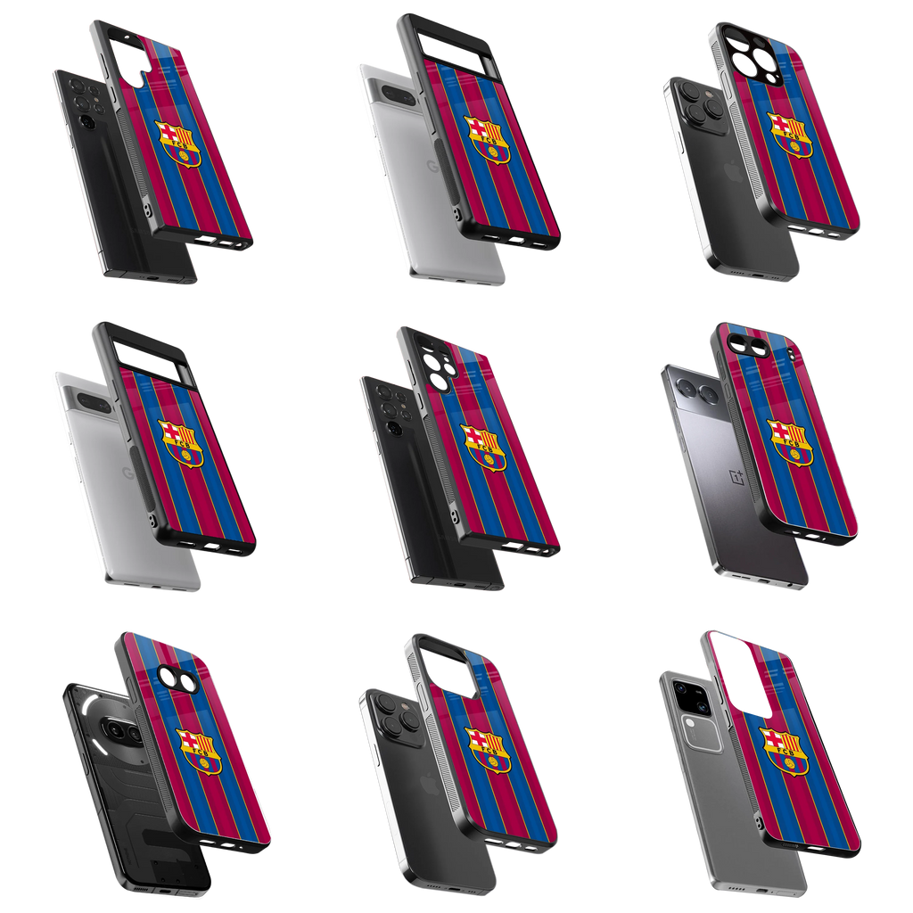 Durable Glass Back Mobile Case for iPhone, Samsung, OnePlus, Google Pixel, Redmi, Vivo, Oppo