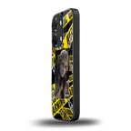 caution back phone cover | glass case for oneplus nord 3