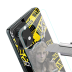 caution back phone cover | glass case for oneplus nord 3