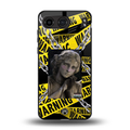 caution back phone cover | glass case for oneplus nord 4