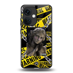 caution back phone cover | glass case for oneplus nord ce 3