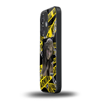 caution back phone cover | glass case for oneplus nord ce 3