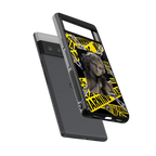 caution back phone cover | glass case for google pixel 6 pro
