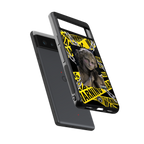 caution back phone cover | glass case for Google Pixel 6A