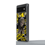 caution back phone cover | glass case for Google Pixel 6A