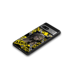 caution back phone cover | glass case for Google Pixel 7