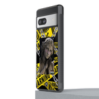 caution back phone cover | glass case for Google Pixel 7