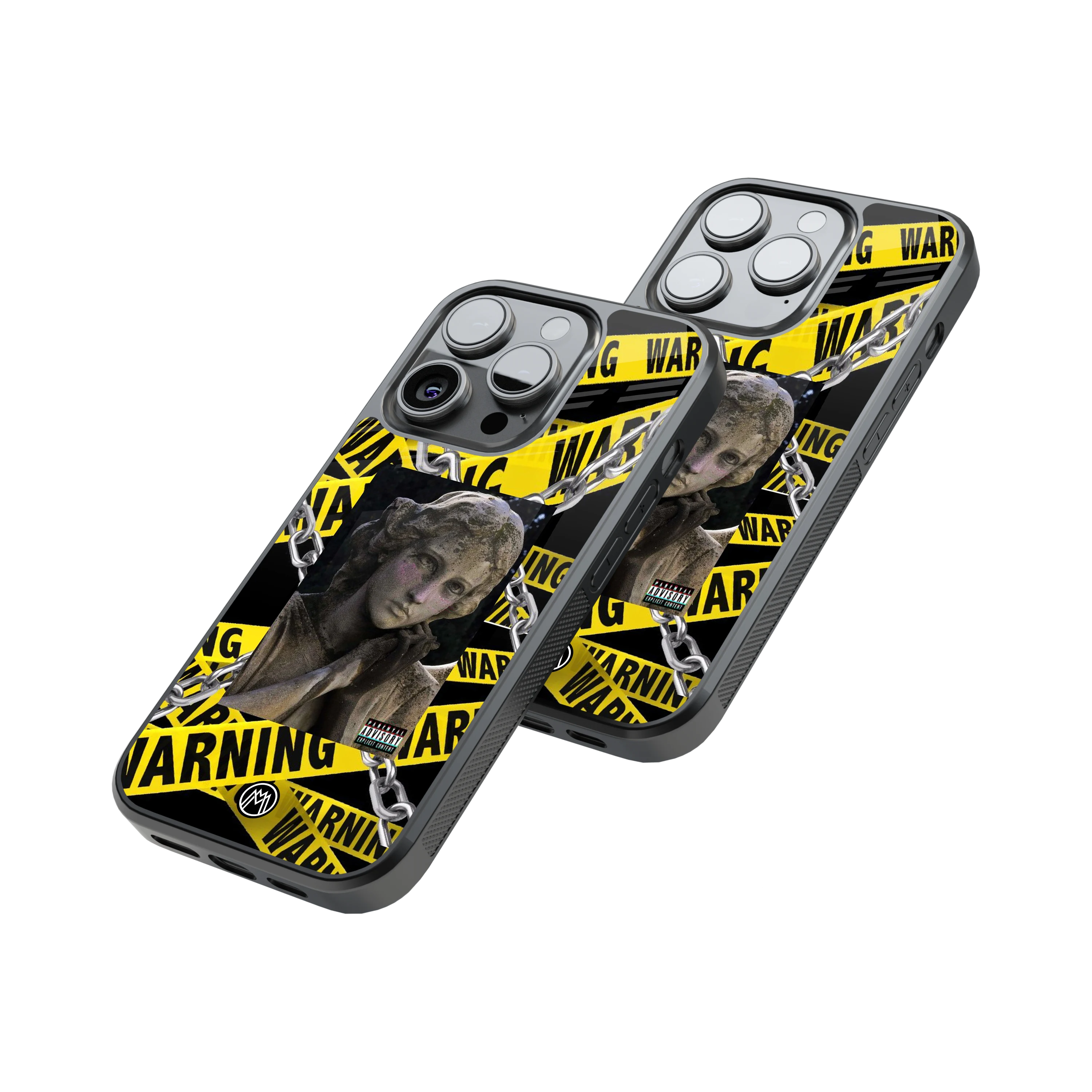 Protective Glass Back Phone Case Compatible with iPhone, Samsung, OnePlus, Pixel & More