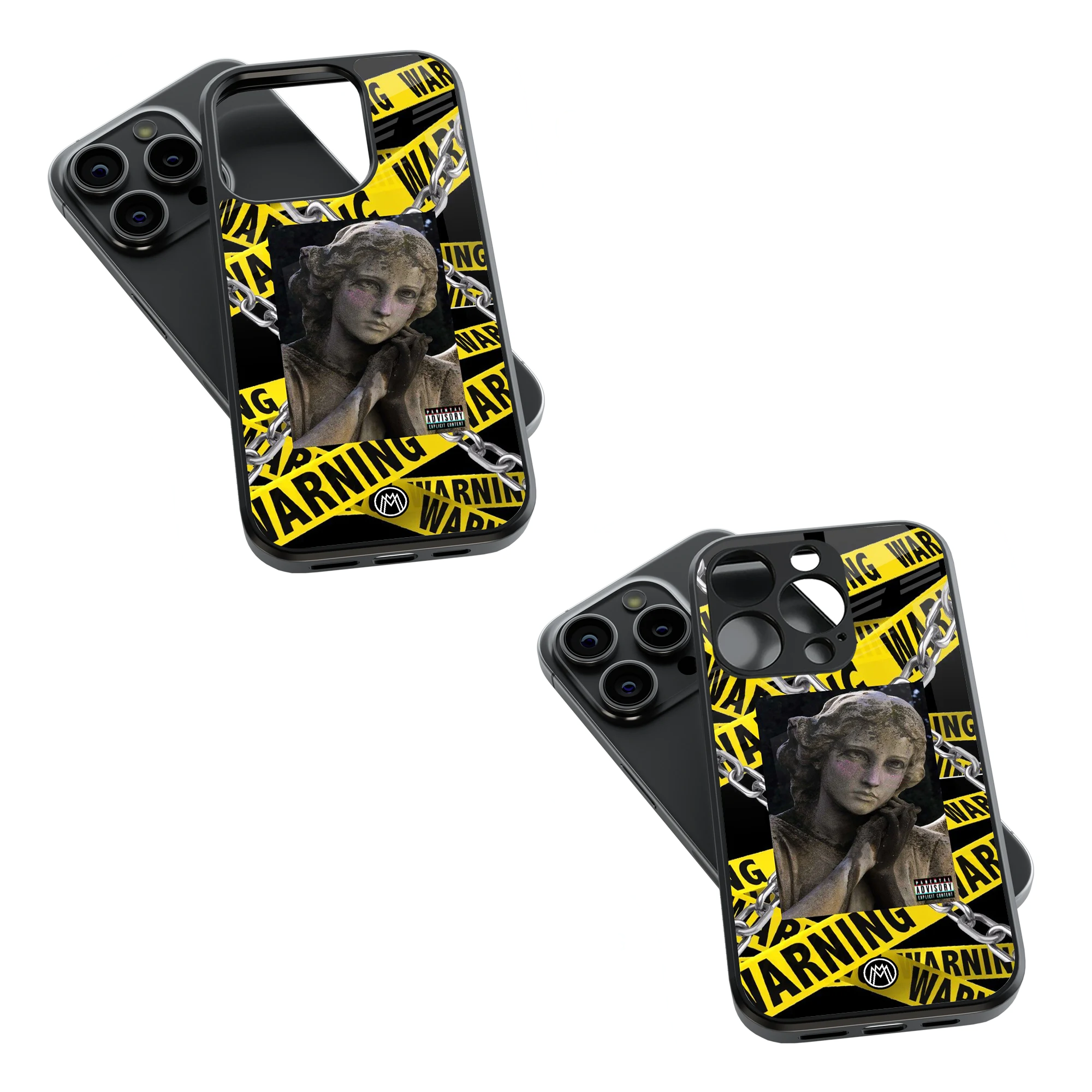 Trendy Glass Back Mobile Case for iPhone, Samsung, Redmi, OnePlus, Google Pixel, Motorola