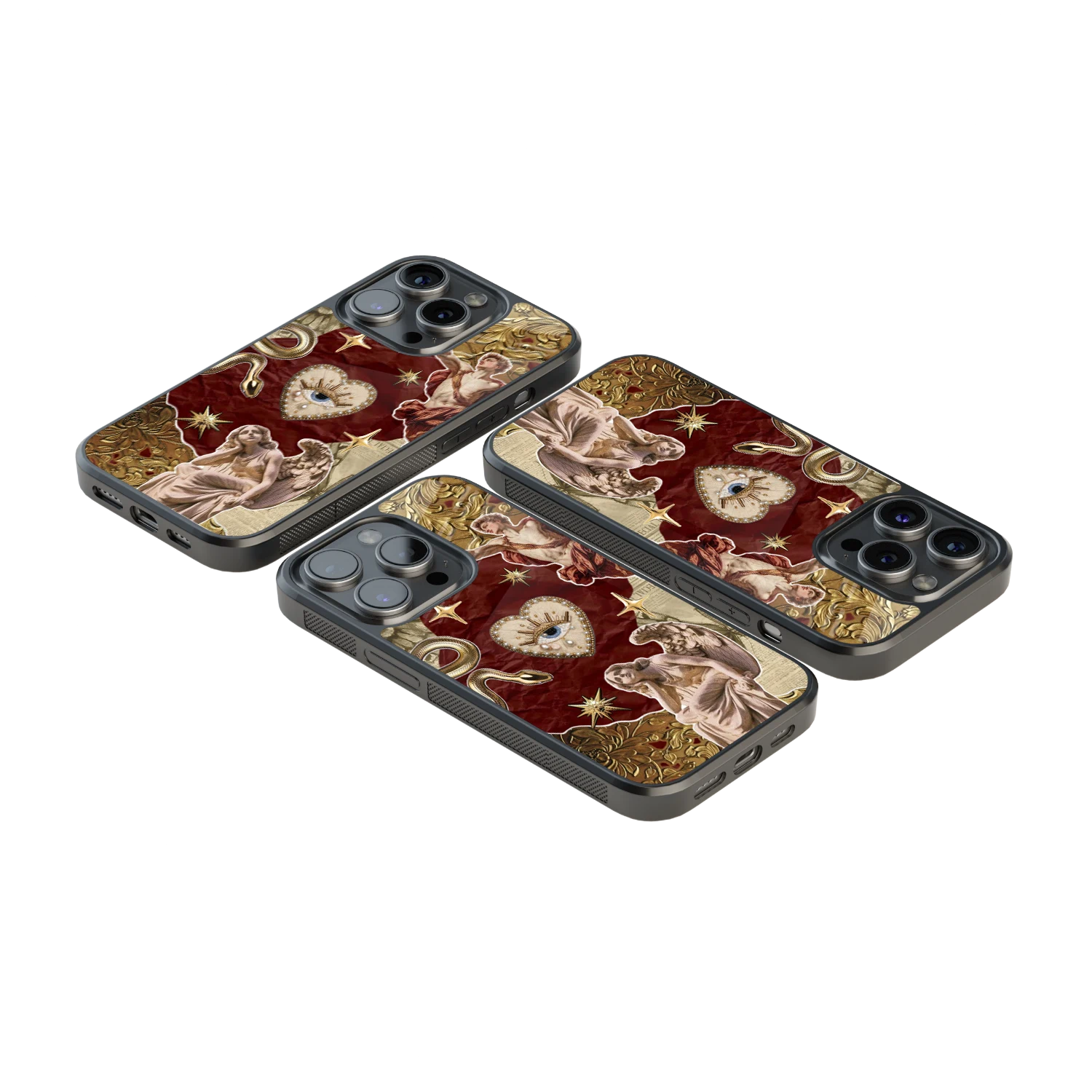 Luxury Glass Back Mobile Cover for iPhone, Samsung Galaxy, OnePlus, Pixel, Redmi & More