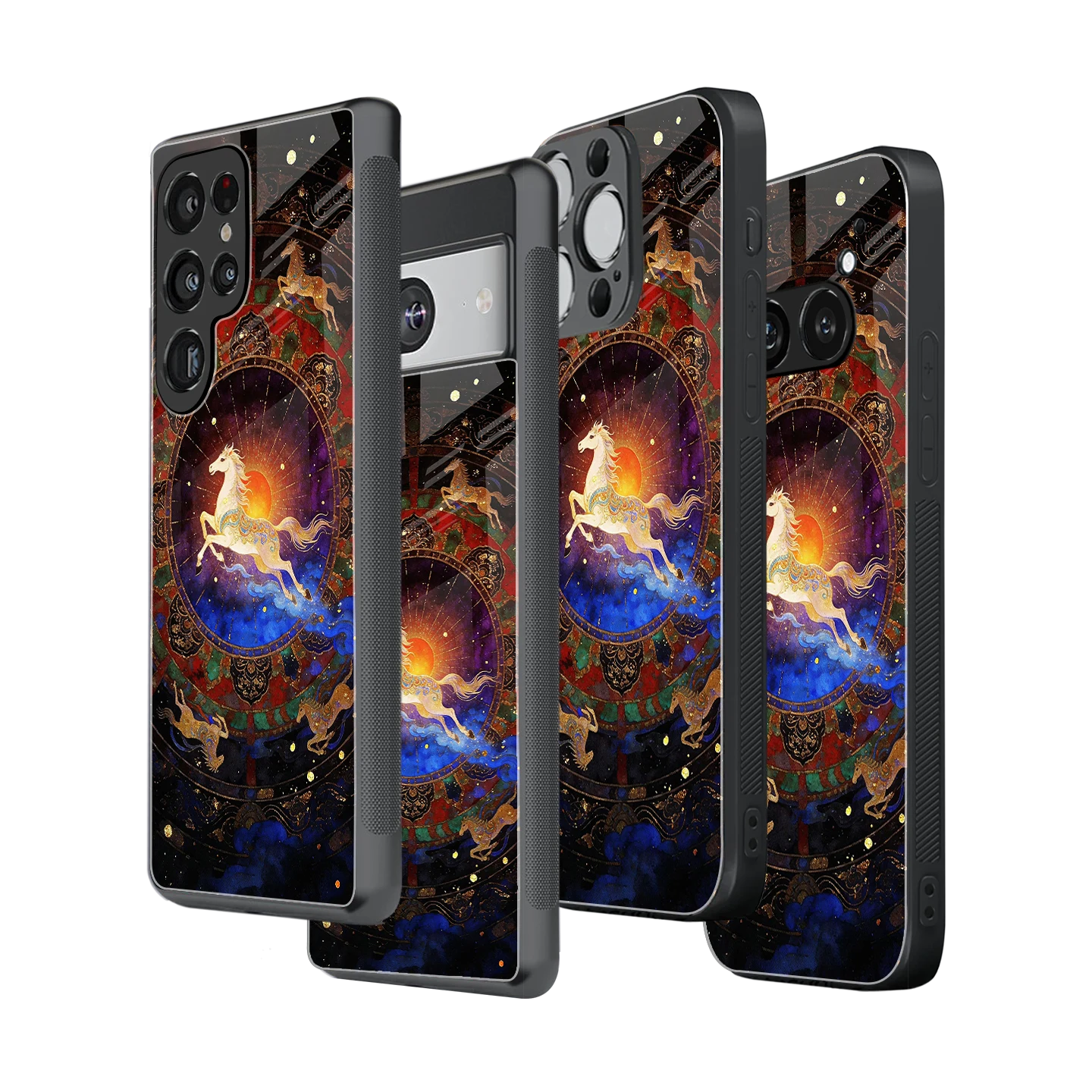 Stylish Glass Back Case for All Smartphones iPhone, Samsung, OnePlus, Pixel, Redmi, Oppo, Vivo, Motorola