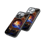 Protective Glass Back Phone Case Compatible with iPhone, Samsung, OnePlus, Pixel & More
