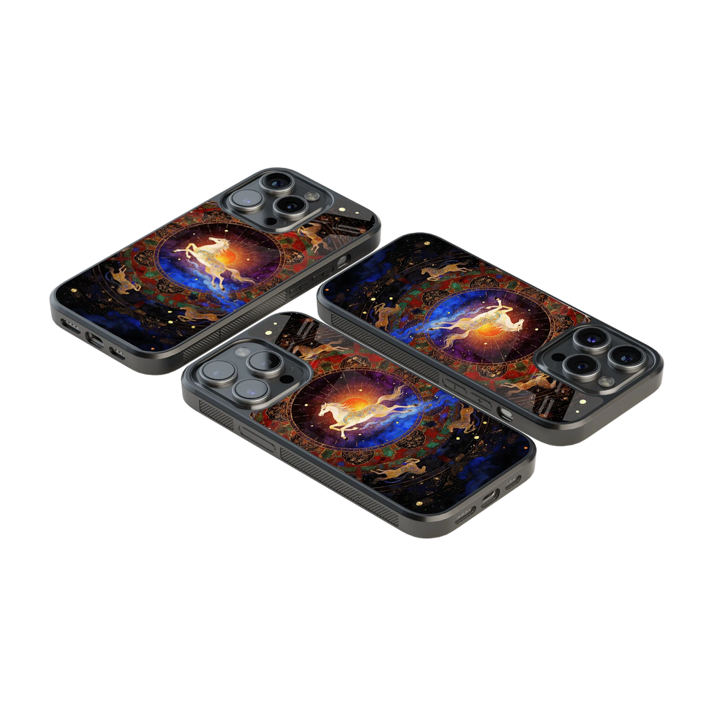 Luxury Glass Back Mobile Cover for iPhone, Samsung Galaxy, OnePlus, Pixel, Redmi & More