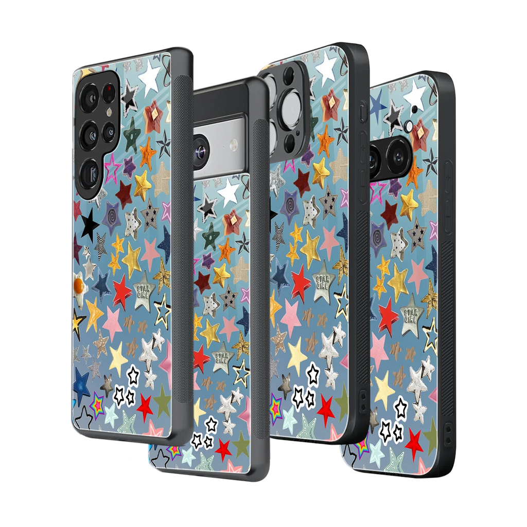 Stylish Glass Back Case for All Smartphones iPhone, Samsung, OnePlus, Pixel, Redmi, Oppo, Vivo, Motorola