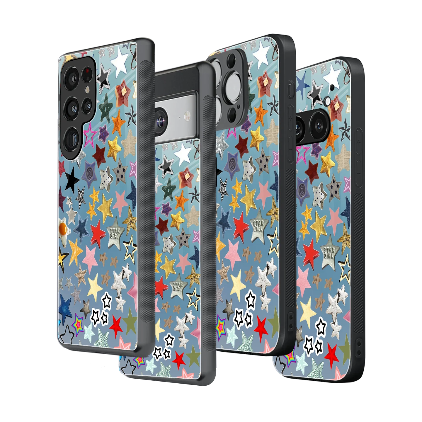 Stylish Glass Back Case for All Smartphones iPhone, Samsung, OnePlus, Pixel, Redmi, Oppo, Vivo, Motorola