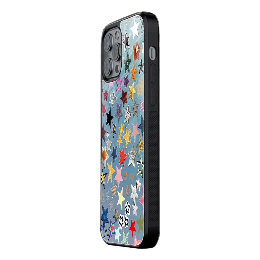 Slim Glass Back Phone Case for Multiple Brands iPhone, Samsung, Redmi, OnePlus, Oppo, Vivo