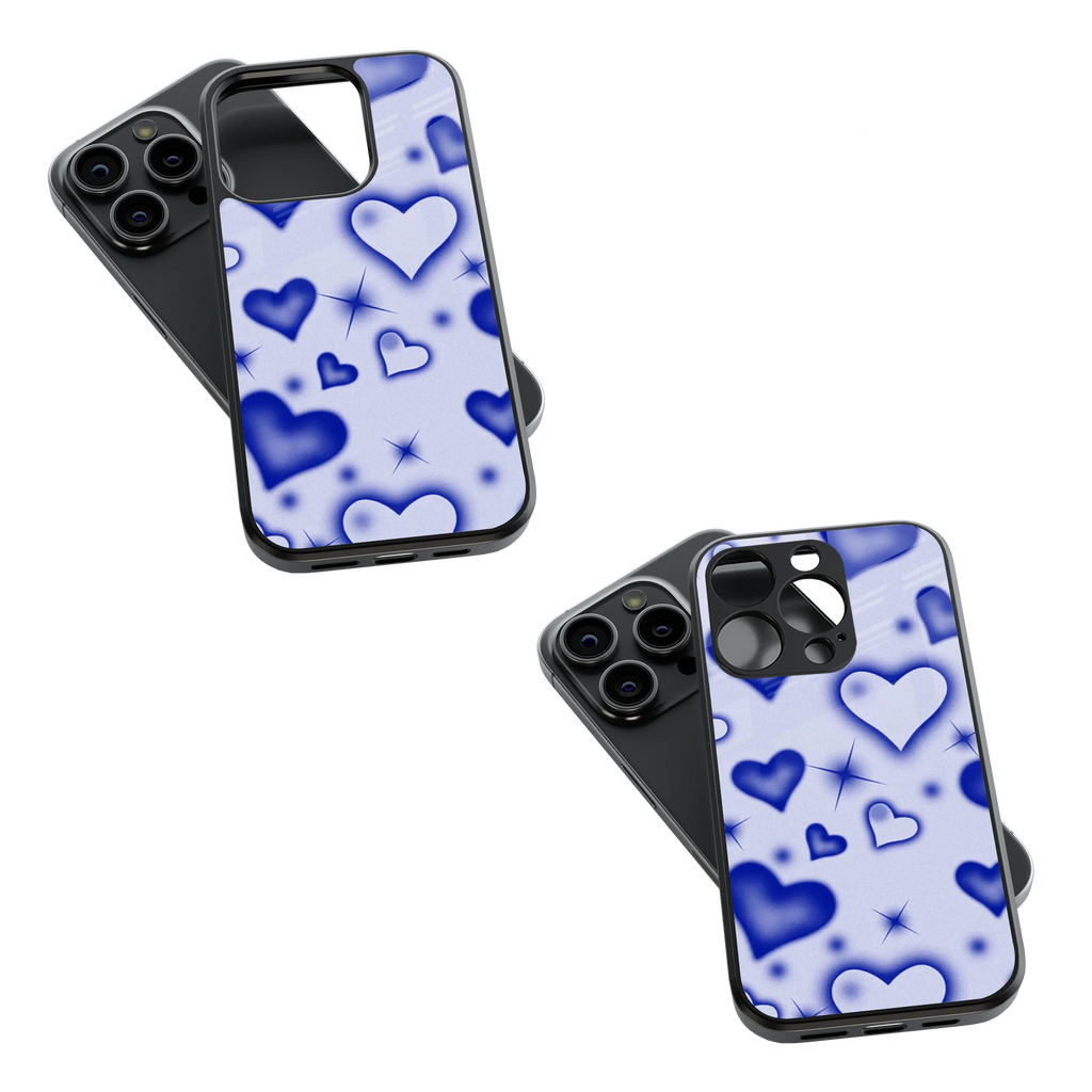 Trendy Glass Back Mobile Case for iPhone, Samsung, Redmi, OnePlus, Google Pixel, Motorola