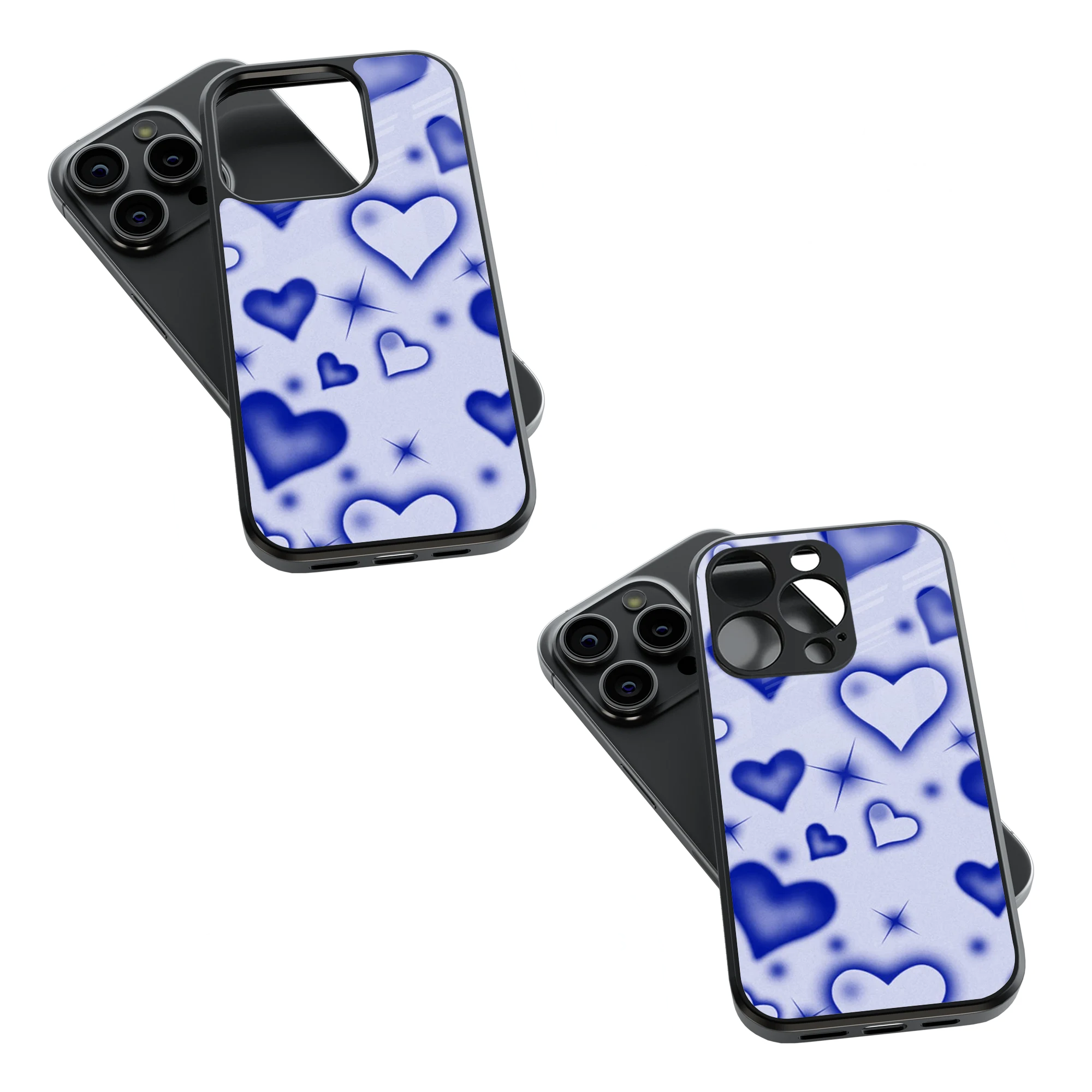 Trendy Glass Back Mobile Case for iPhone, Samsung, Redmi, OnePlus, Google Pixel, Motorola